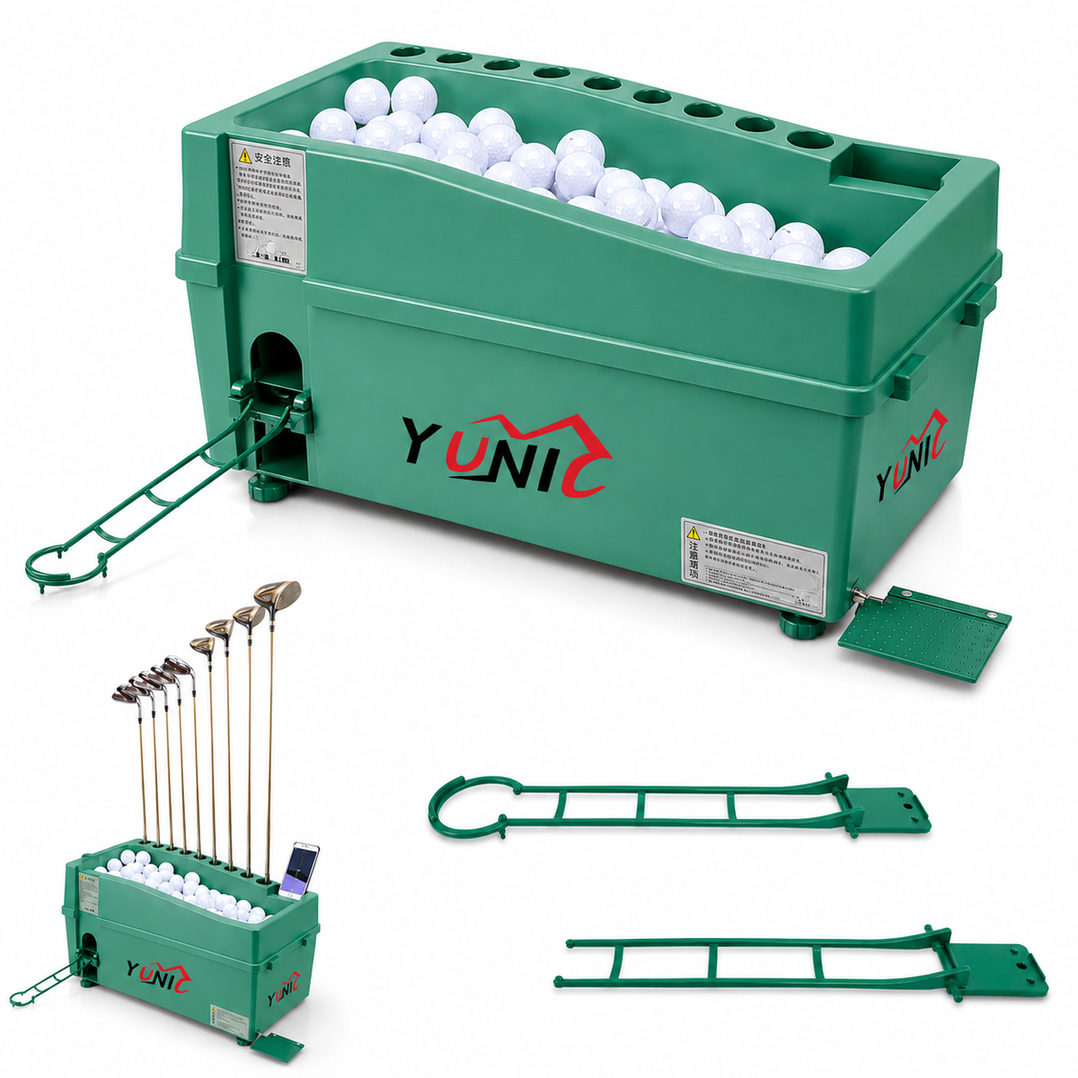 Golf Ball Dispenser Machine Powerless Automatic Tee Up