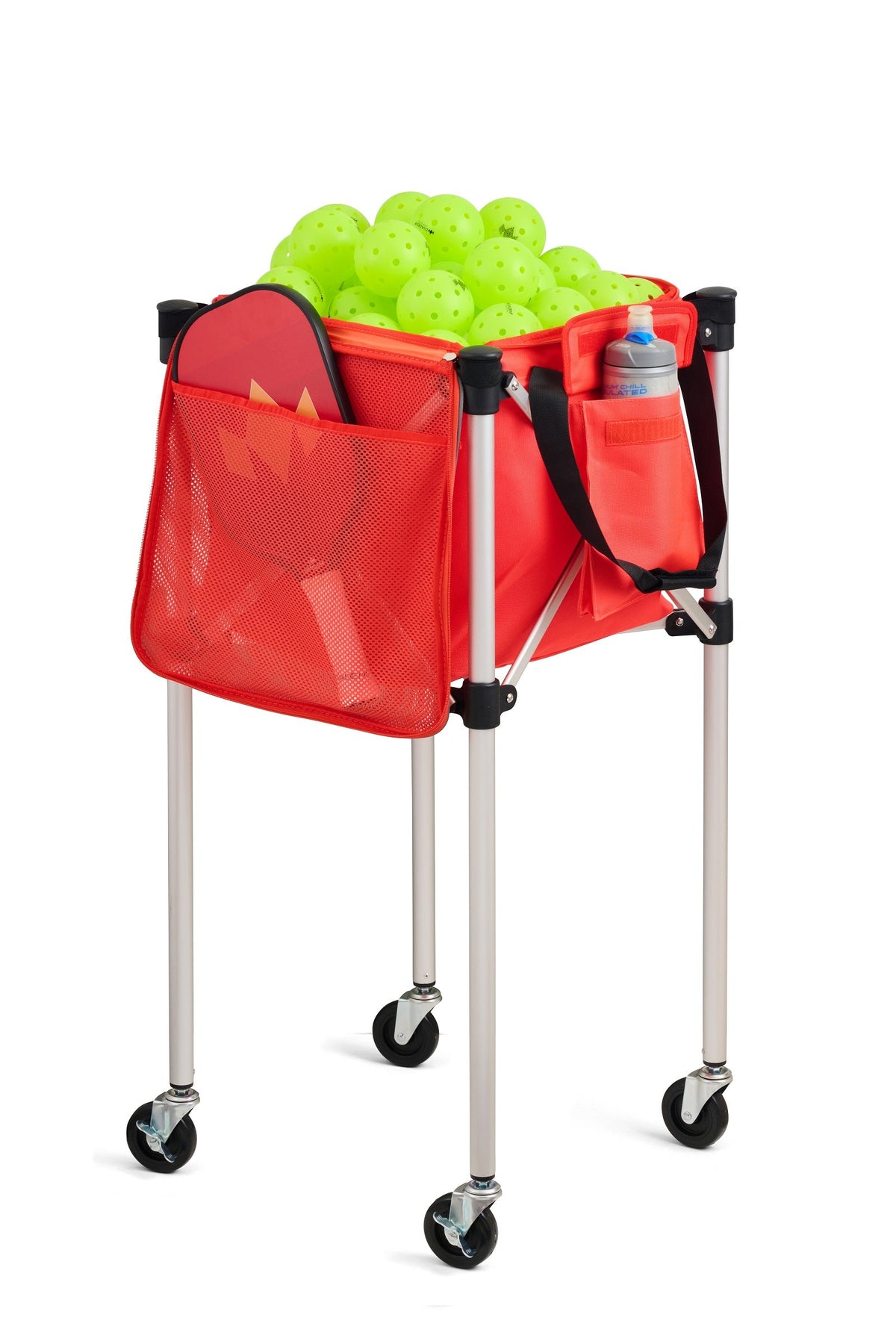 Ball Tote - Orange Replacement Bag for Tennis and Pickleball Pro Teaching Cart