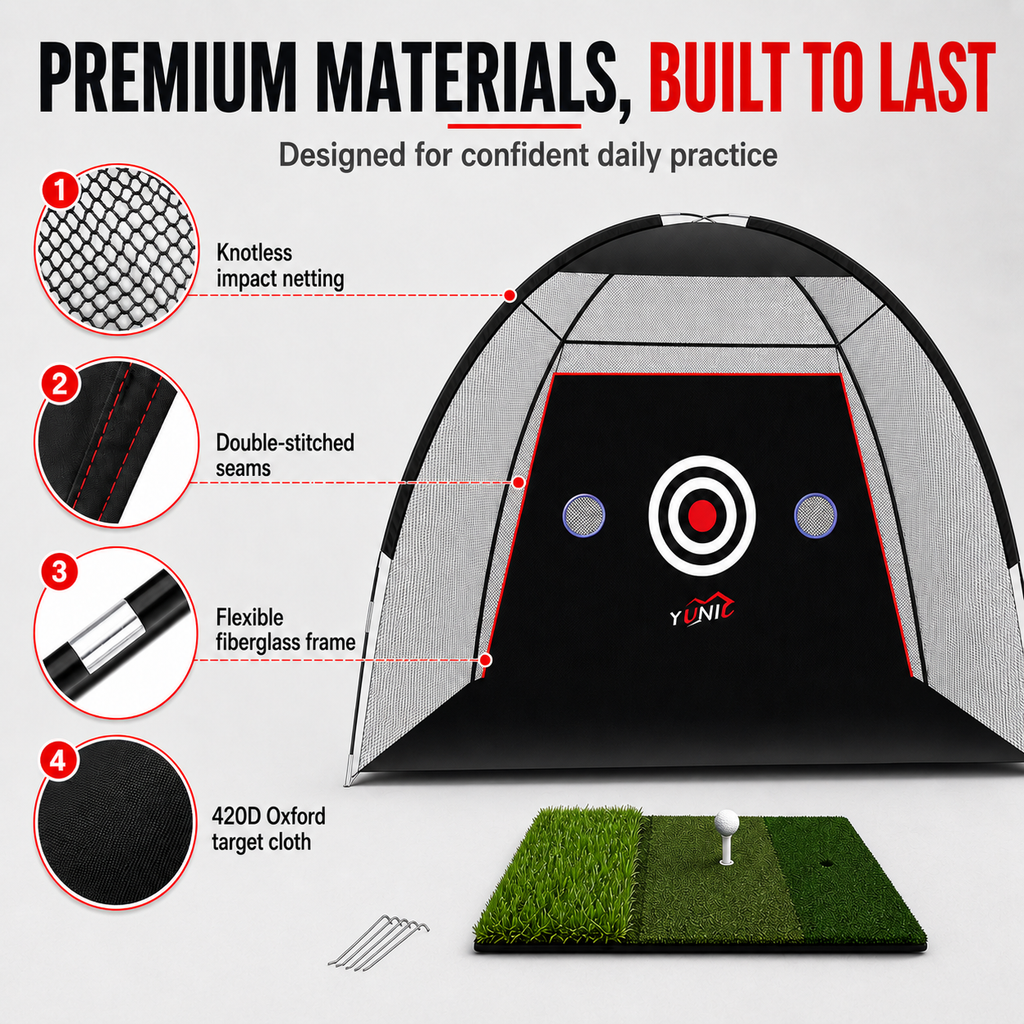 Golf Practice Net - Tent Style (10ft x 7ft)
