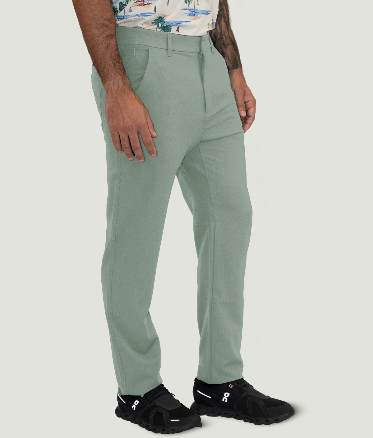 Final Round Classic Golf Pants Slate Gray