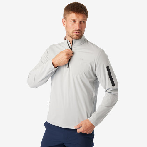 3-Layer Quarter Zip Shell Jacket