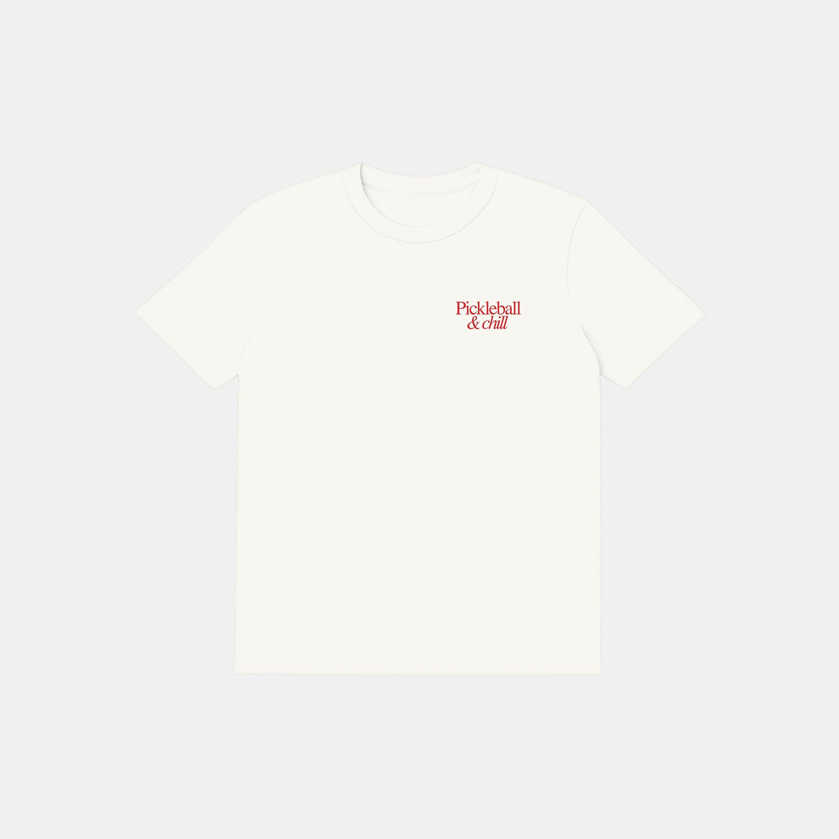 Pickleball & Chill Tee (Red)