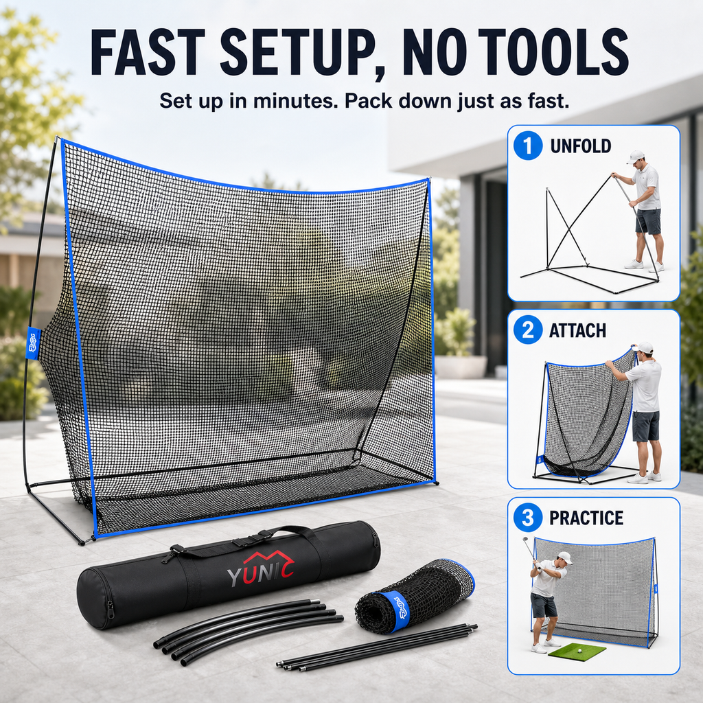 Golf Practice Net - Surface Wall (10ft x 7ft)