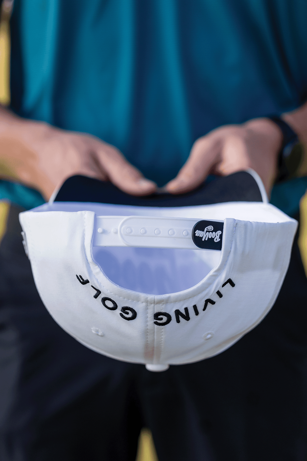 BooYaa Premium Golf Cap - WHITE CLASSIC 2.0
