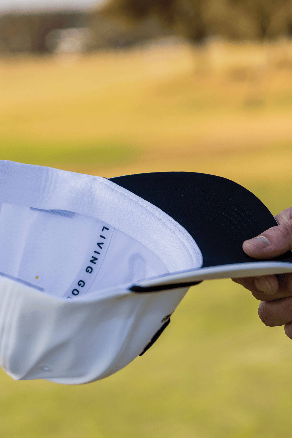 BooYaa Premium Golf Cap - WHITE CLASSIC 2.0