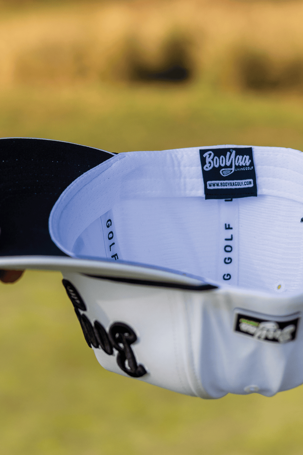 BooYaa Premium Golf Cap - WHITE CLASSIC 2.0
