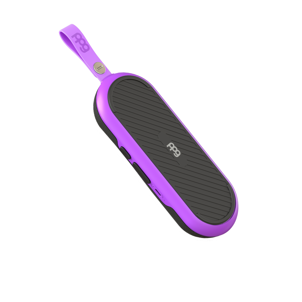 PPG A2 SLIM GPS Golf Speaker Powered by Golf Logix - Purple