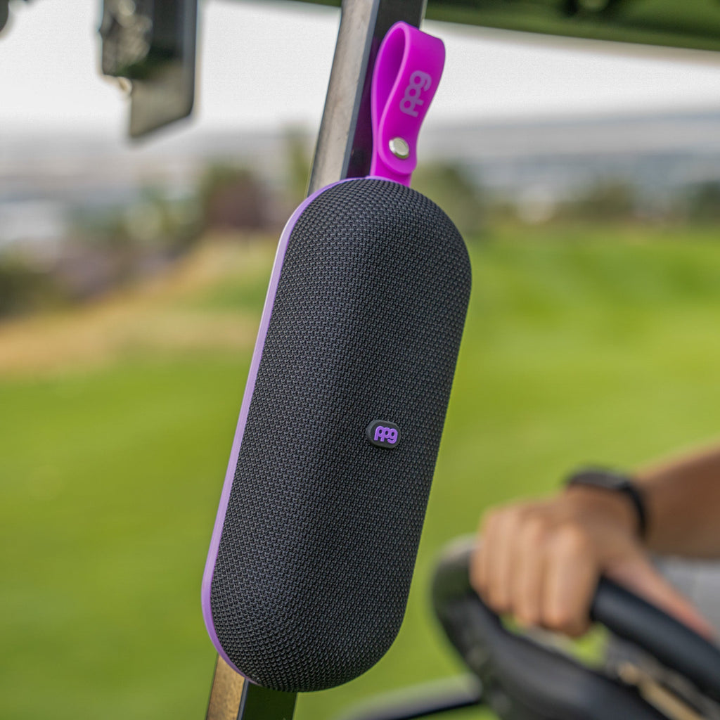 PPG A2 SLIM GPS Golf Speaker Powered by Golf Logix - Purple