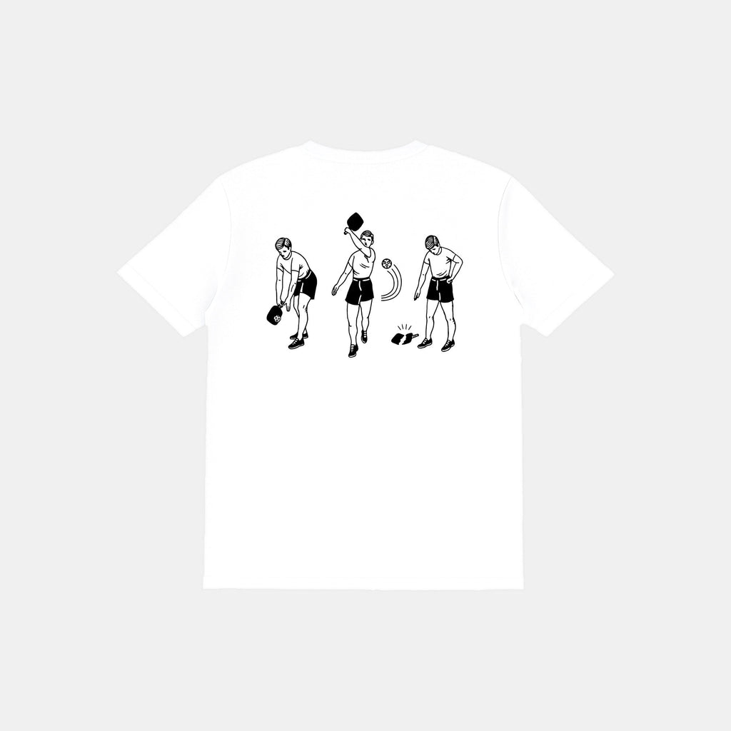 Retro Revival Broken Paddle Pickleball Tee