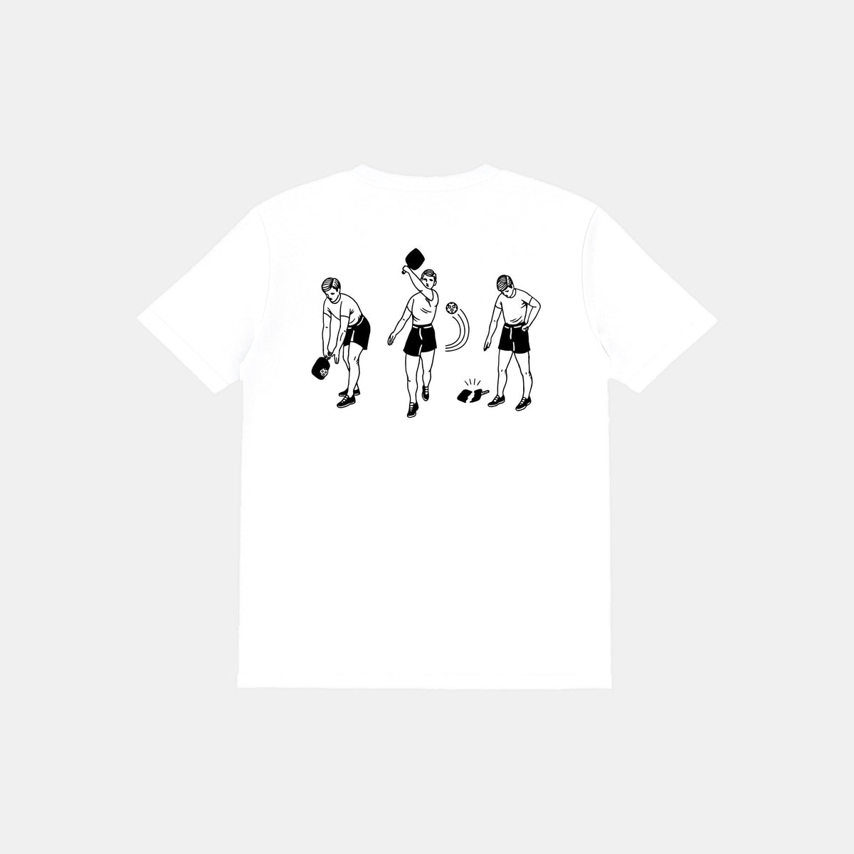 Retro Revival Broken Paddle Pickleball Tee