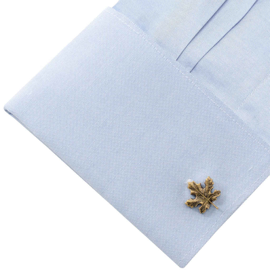 Maple Leaf 3D Cufflinks