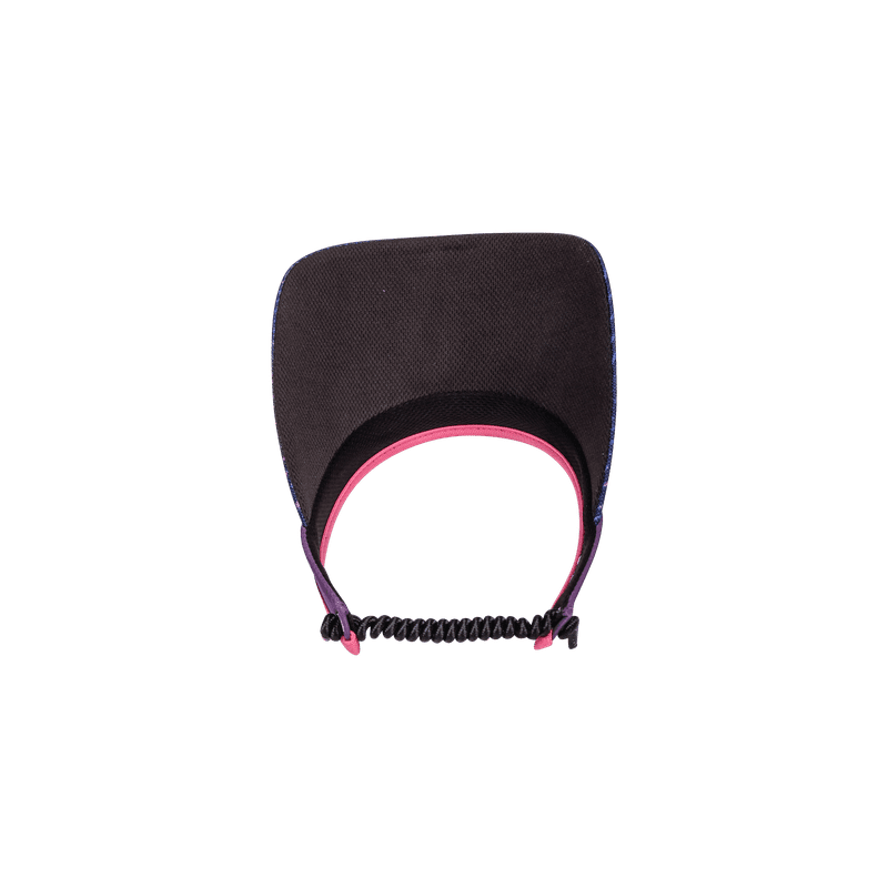 Digital Dusk Print And Solid Coil Visors