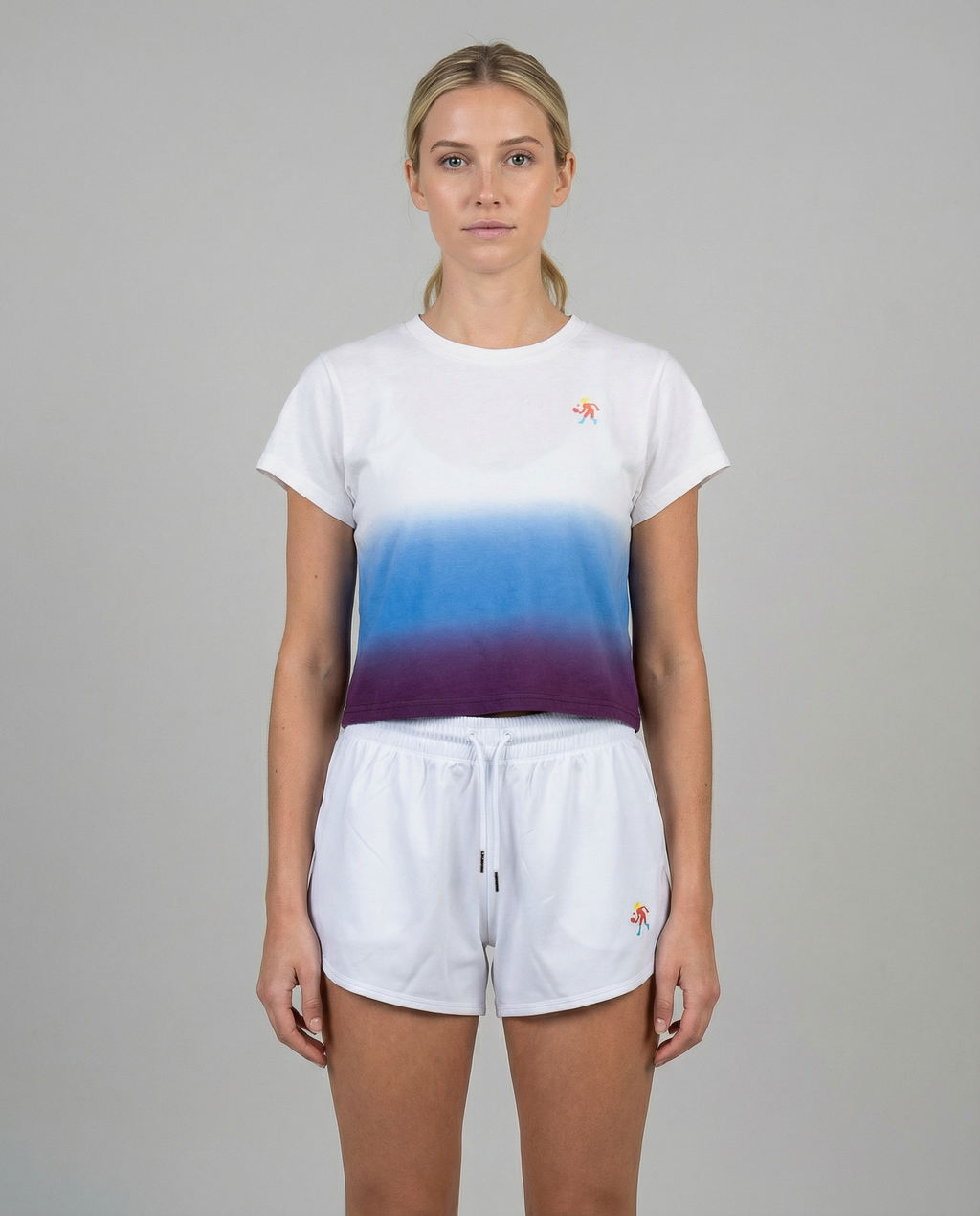 Women's Dip Dye Cotton Blend Tee