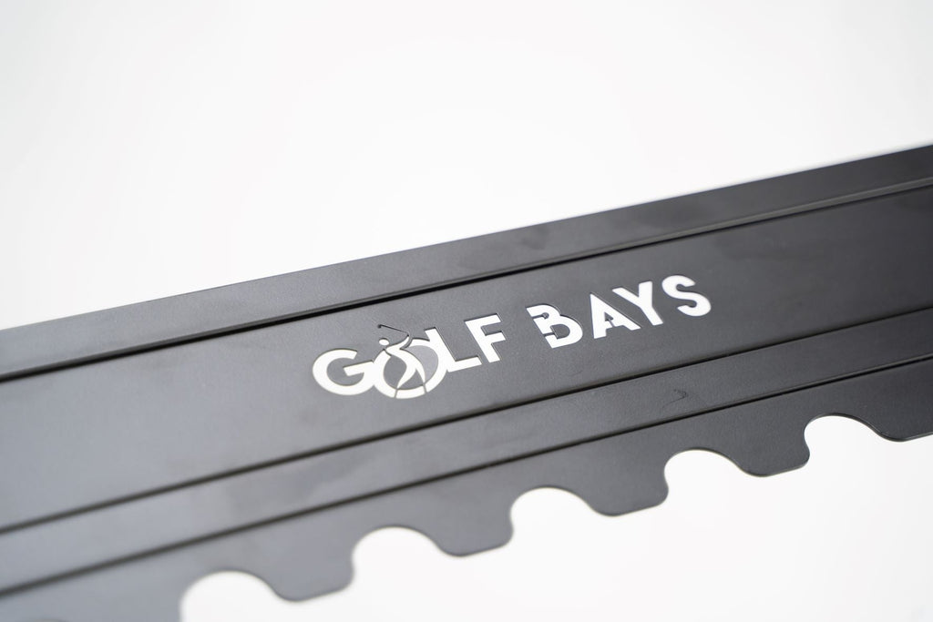 GolfBays Golf Club Storage Rack, Holds 14 Clubs, Indoor Equipment Storage Shelf