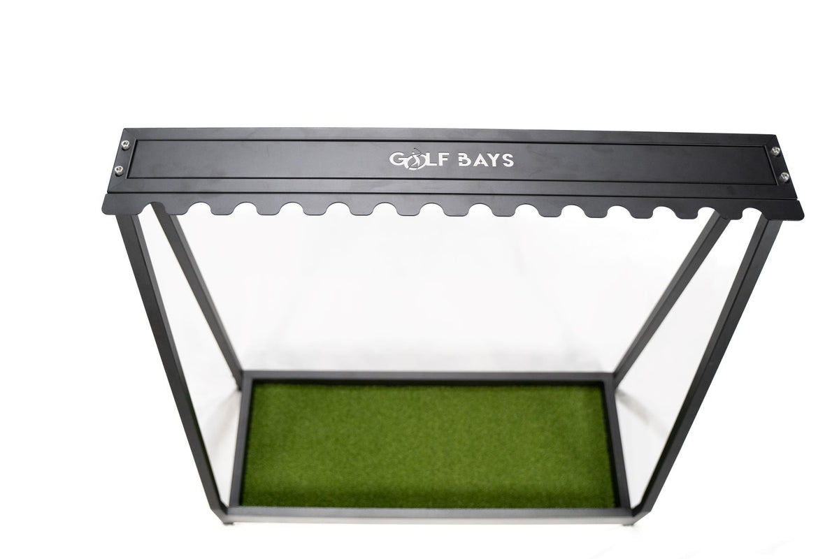GolfBays Golf Club Storage Rack, Holds 14 Clubs, Indoor Equipment Storage Shelf