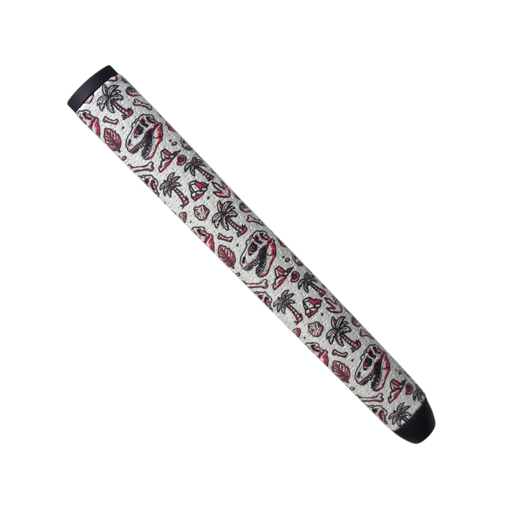 Fossil Fairways Putter Grip | Midsize | Premium PU Material | Stable Feel | Golf | T-Rex Dinosaur