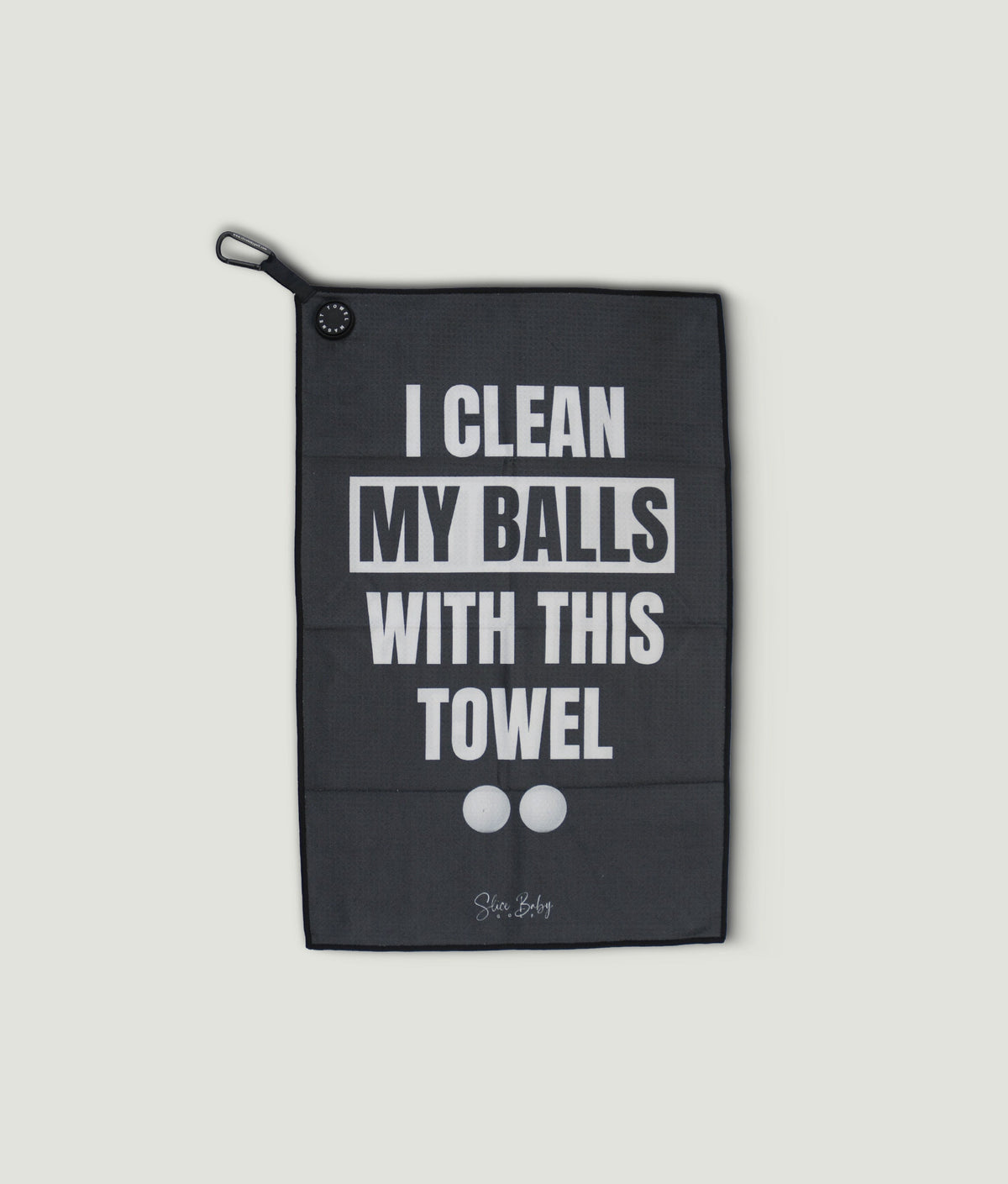 Golf Towel - I Clean My Balls With This Towel