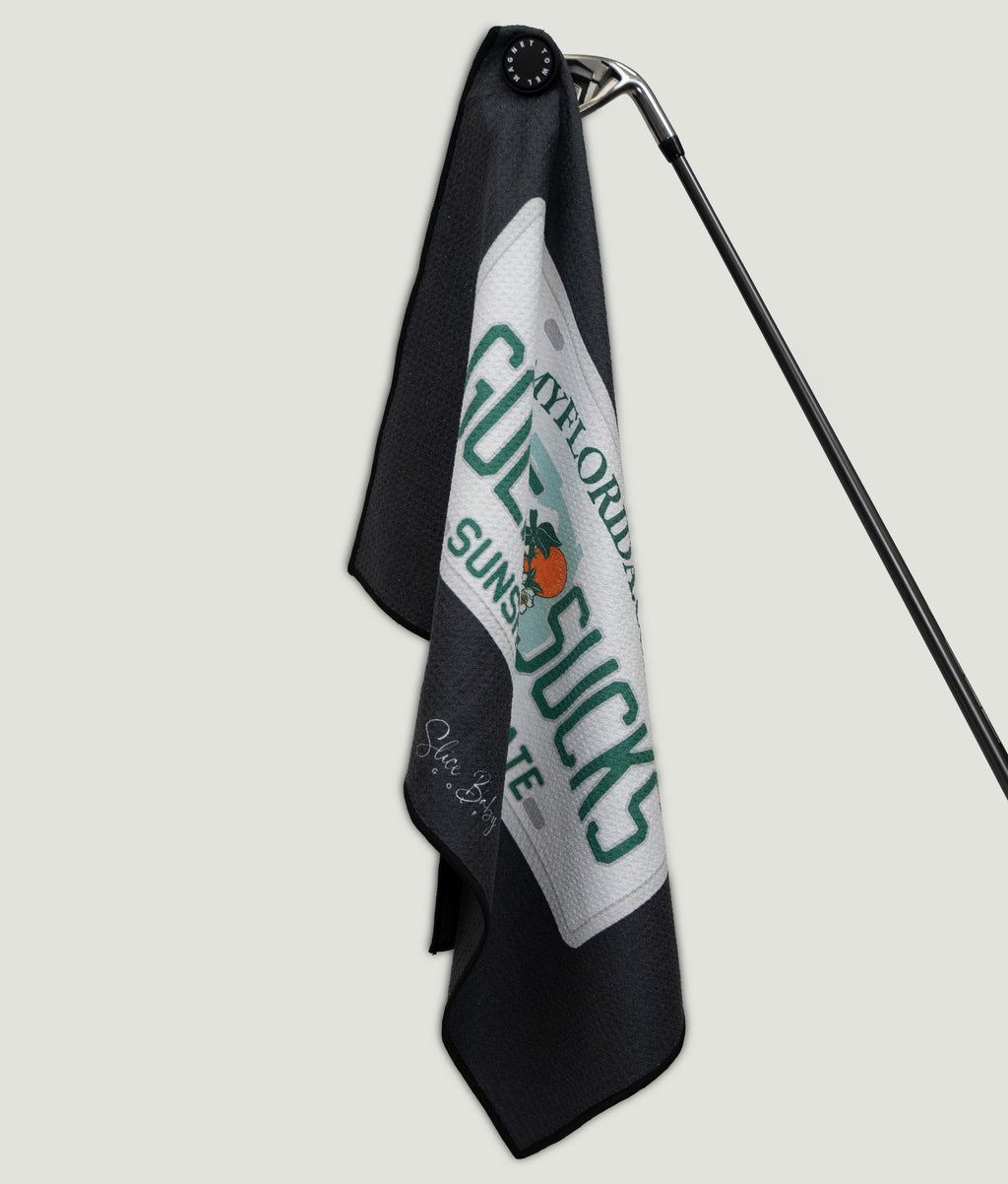 Golf Towel - Golf Sucks FL