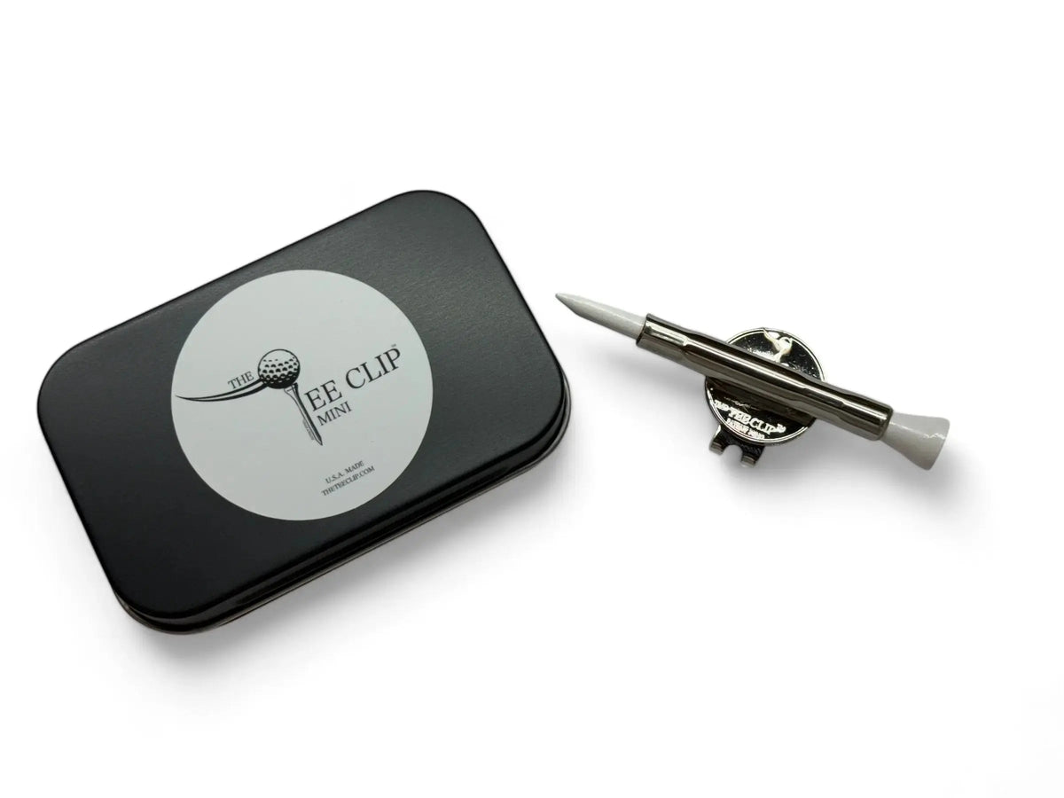 The Tee Clip® MINI: USA Made | Magnetic Golf Multi Tool - Golf Tee Holder, Ball Marker, Putting Alignment & Divot Repair