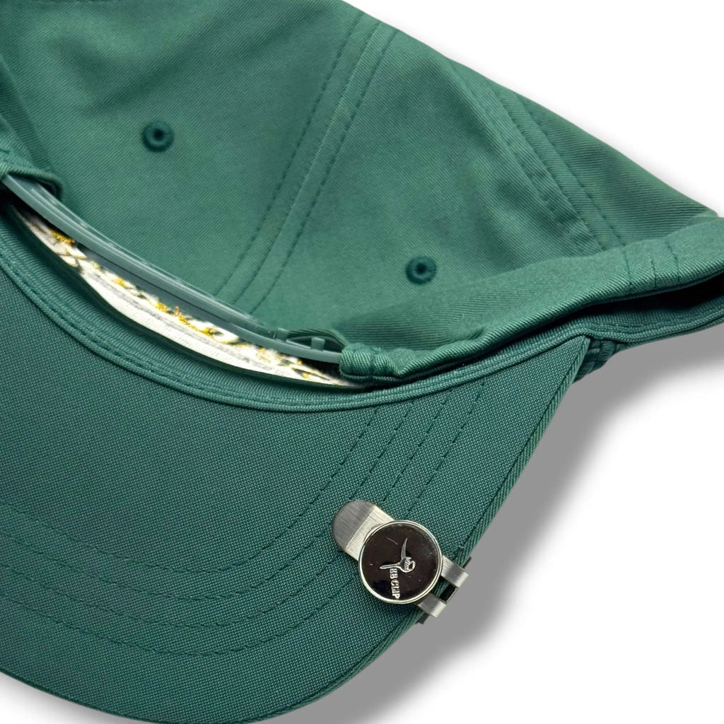 Lost Wedge™ Official Logo Retro Golf Hat Spruce Green