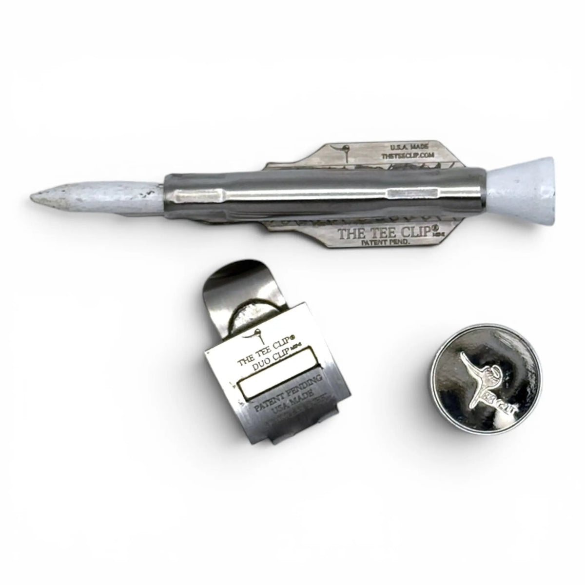 The Tee Clip® MINI V.V – Patent Pending Compact Magnetic Golf Multi-Tool System
