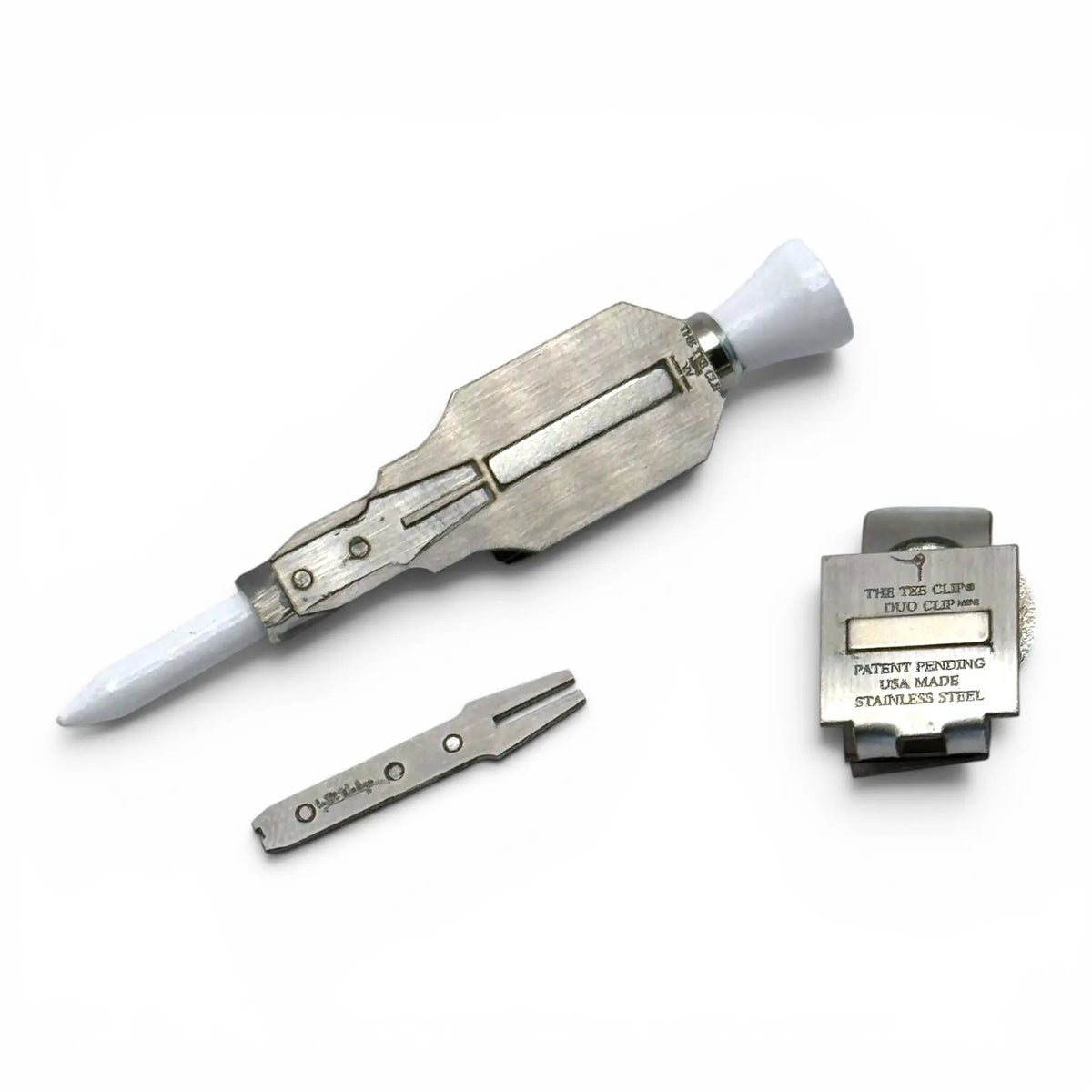 The Tee Clip® MINI V.V – Patent Pending Compact Magnetic Golf Multi-Tool System