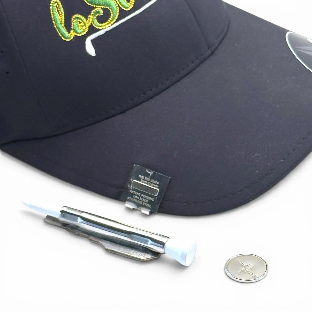 Lost Wedge™ Official Logo Performance Golf Hat Black