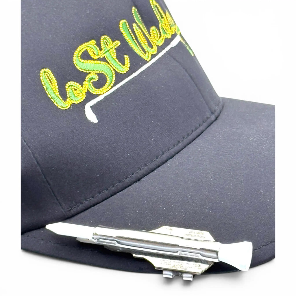 Lost Wedge™ Official Logo Performance Golf Hat Black