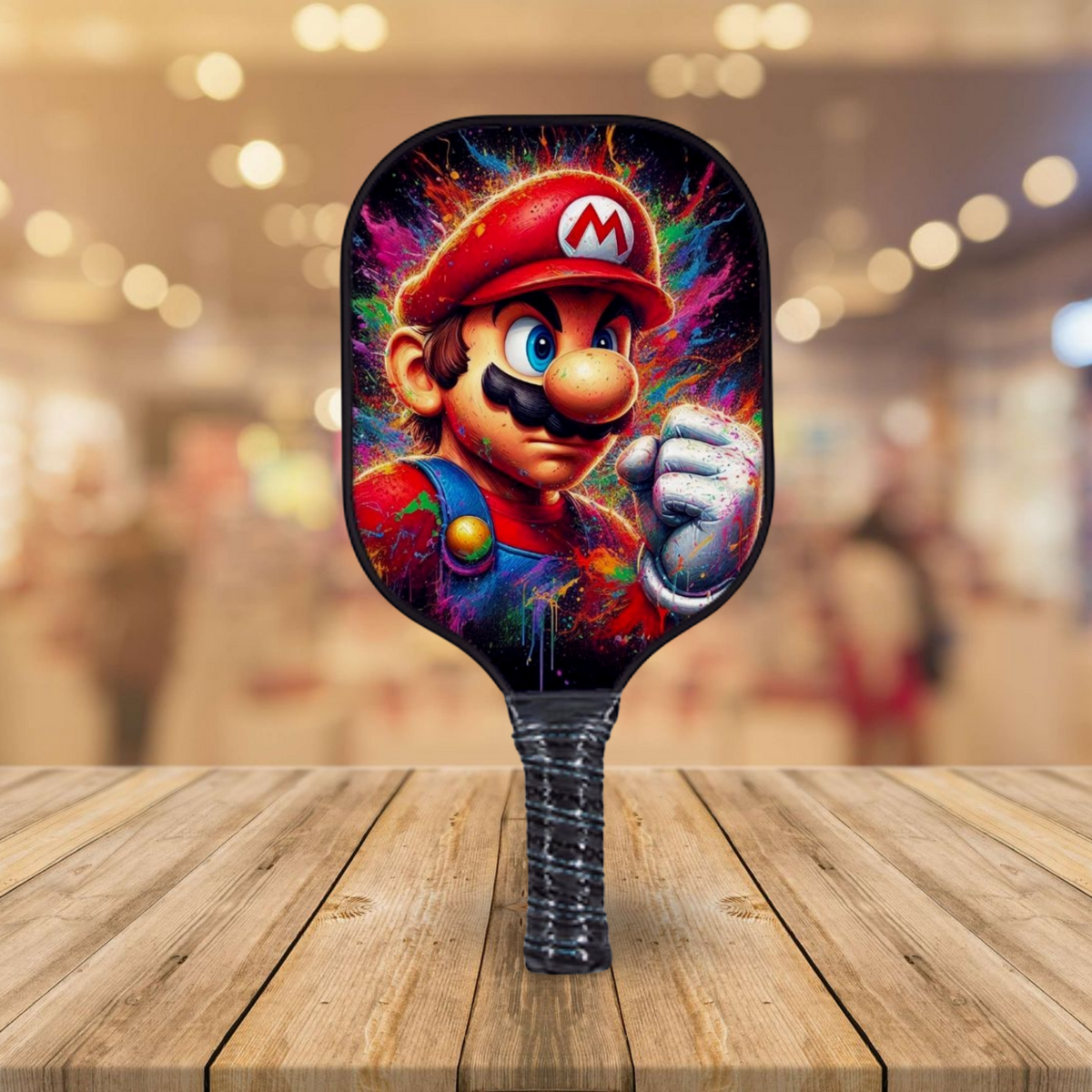 Mario - Super Mario Brothers Splash Edition - Pickleball Paddle