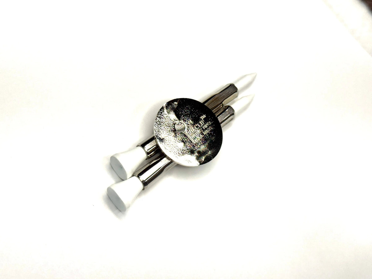 The Tee Clip®: USA Made | Magnetic Golf Multi Tool - Golf Tee Holder, Ball Marker, Putting Alignment & Divot Repair