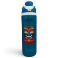Tiki Totem Hydration Bottle | 24oz Insulated Stainless Steel | Flip Straw Lid w/ Handle