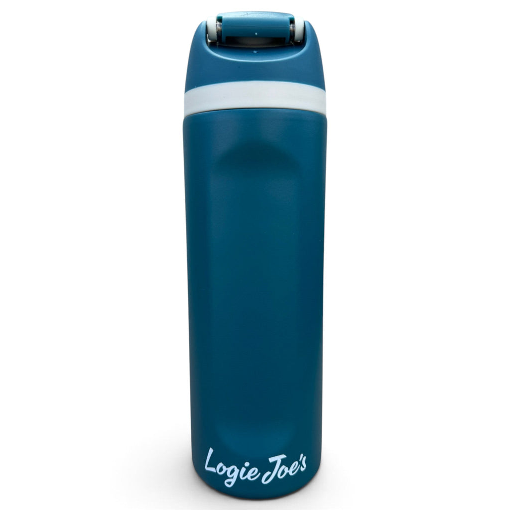 Tiki Totem Hydration Bottle | 24oz Insulated Stainless Steel | Flip Straw Lid w/ Handle