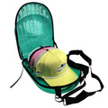 Emerald Green Hat Caddy Travel Case | Hard Shell Hat Carrier Holds Up to 8 Hats | Emerald Green Protective Hat Storage Case with Adjustable Shoulder Strap