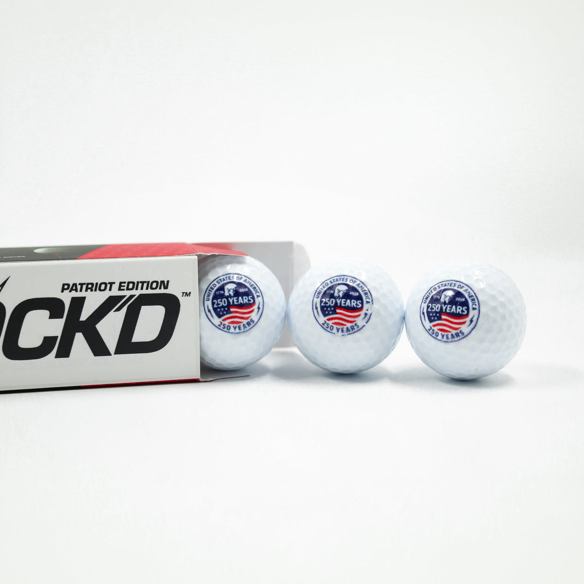 SHOCK'D Golf Balls - Patriot Edition