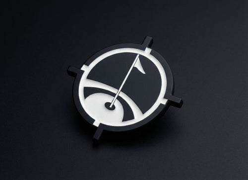 Aiming Fluid Premium Magnetic Metal Golf Ball Marker