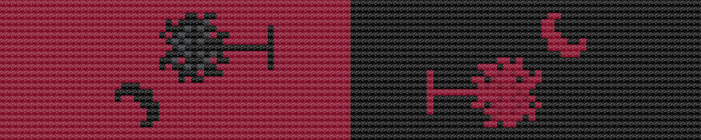 Key Fob - Palmetto Moon Garnet Black Combo