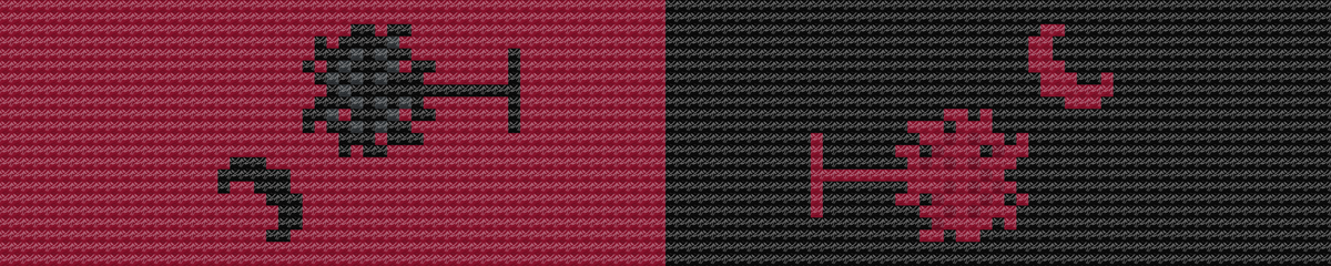 Key Fob - Palmetto Moon Garnet Black Combo
