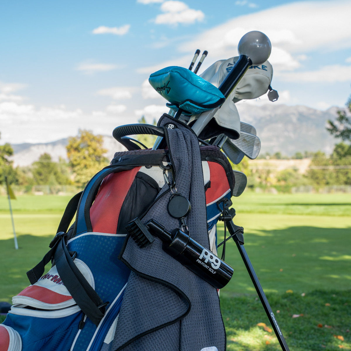 Magnetic Golf Towel Gray