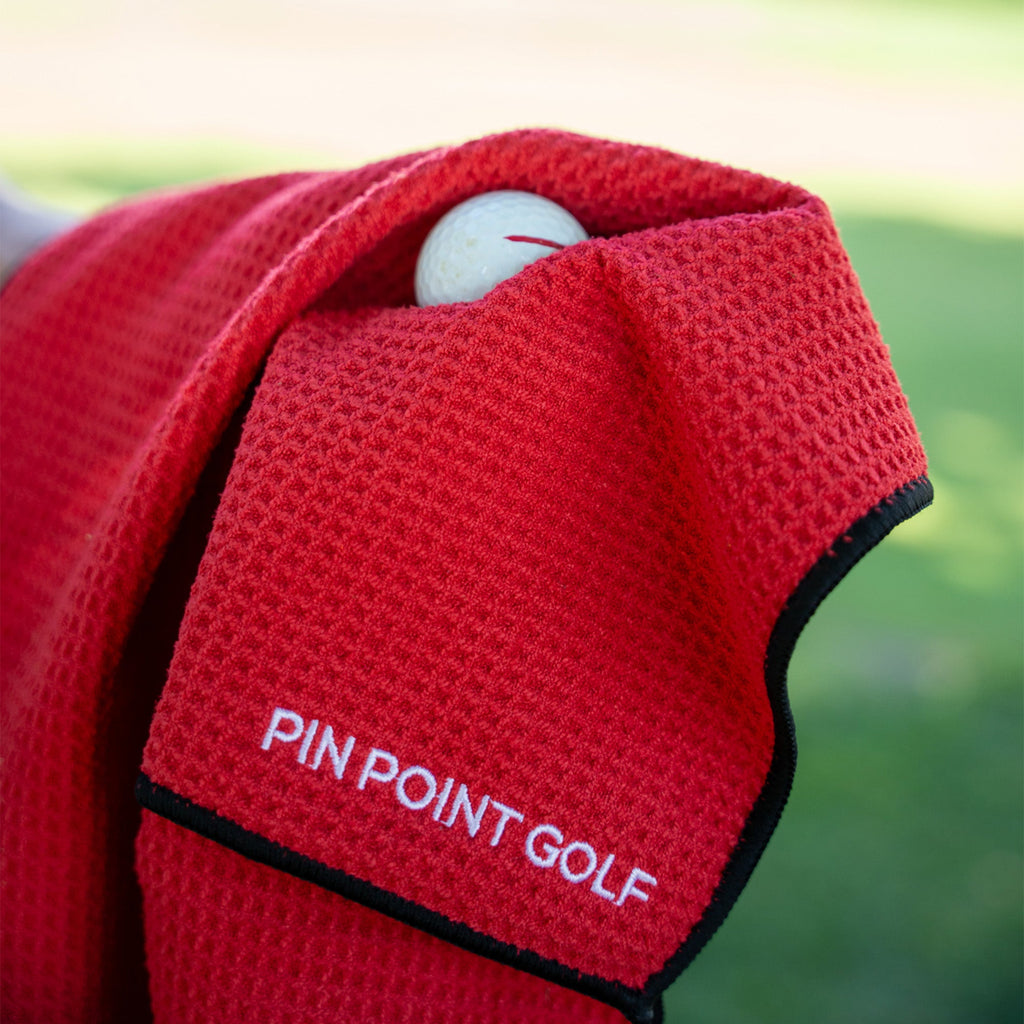 Magnetic Golf Towel Red