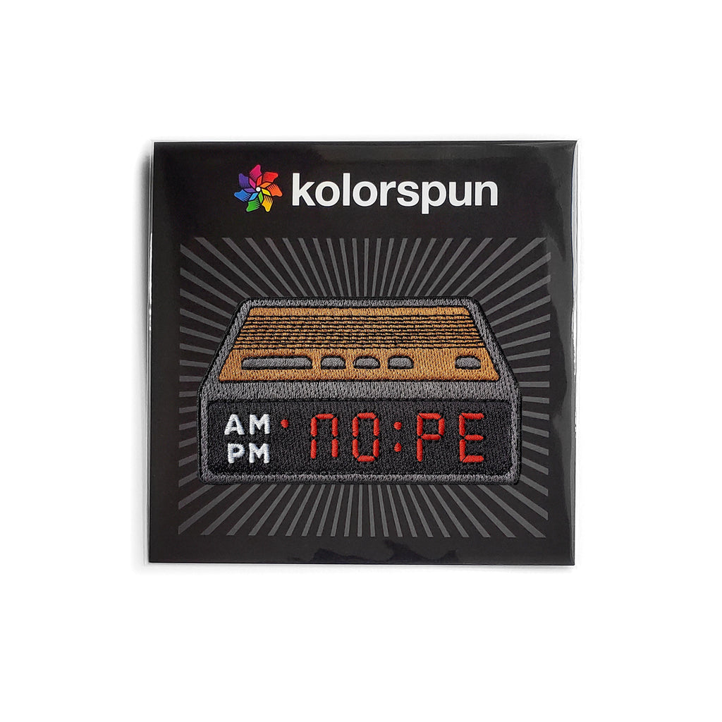 Nope Alarm Clock Patch