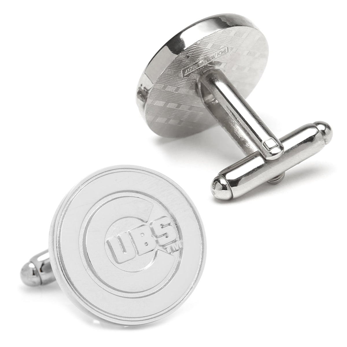 MLB Chicago Cubs Silver Edition Cufflinks