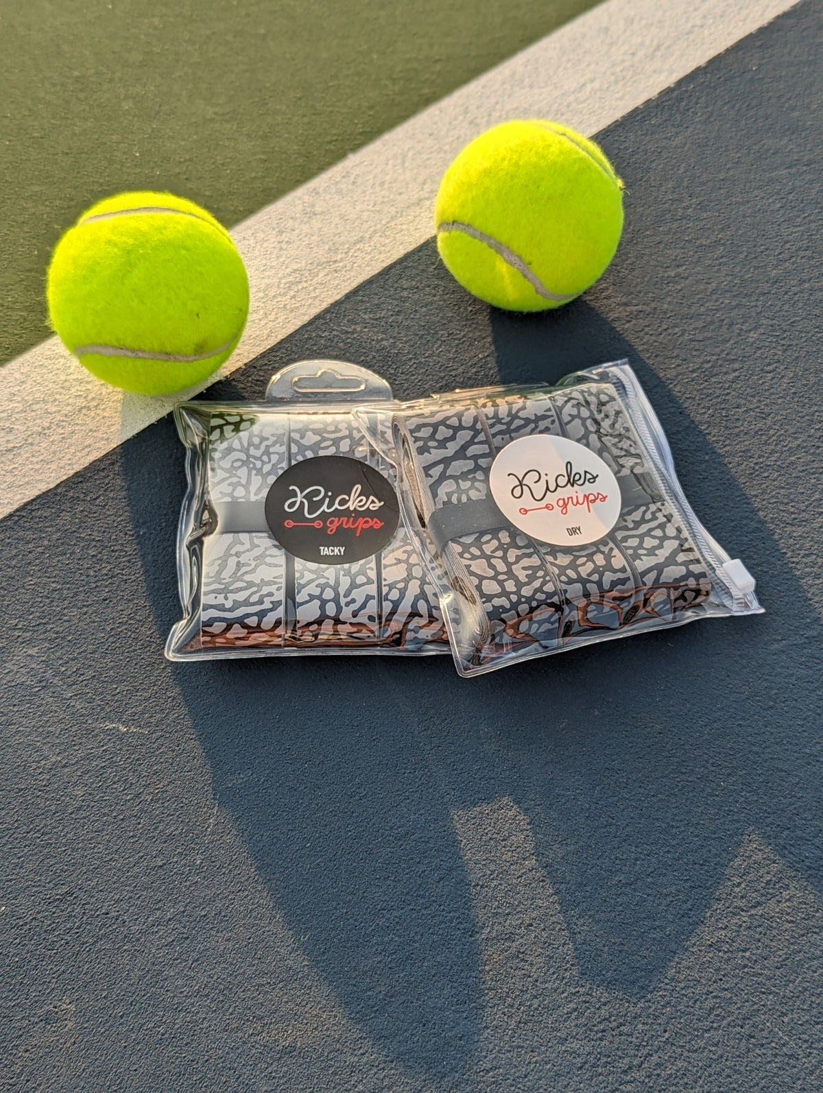 Pickleball & Tennis Overgrip & Grip Tape 3-Pack, Tacky or Dry | Kicks Grips