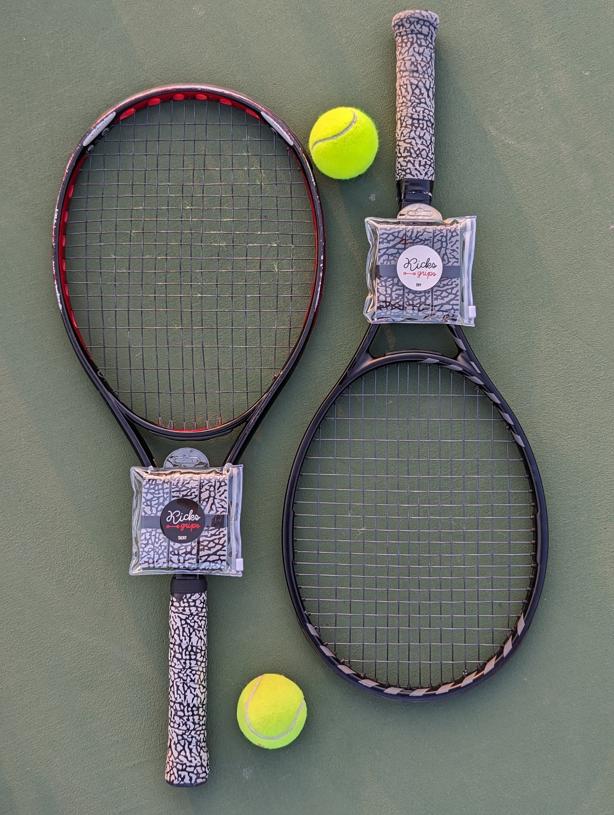 Pickleball & Tennis Overgrip & Grip Tape 3-Pack, Tacky or Dry | Kicks Grips
