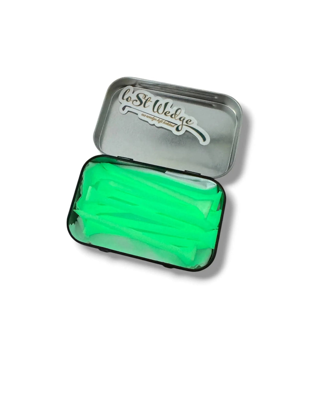 Limited Edition - 10PK Plastic Glow Tees w/ Limited Edition Collectible Tin
