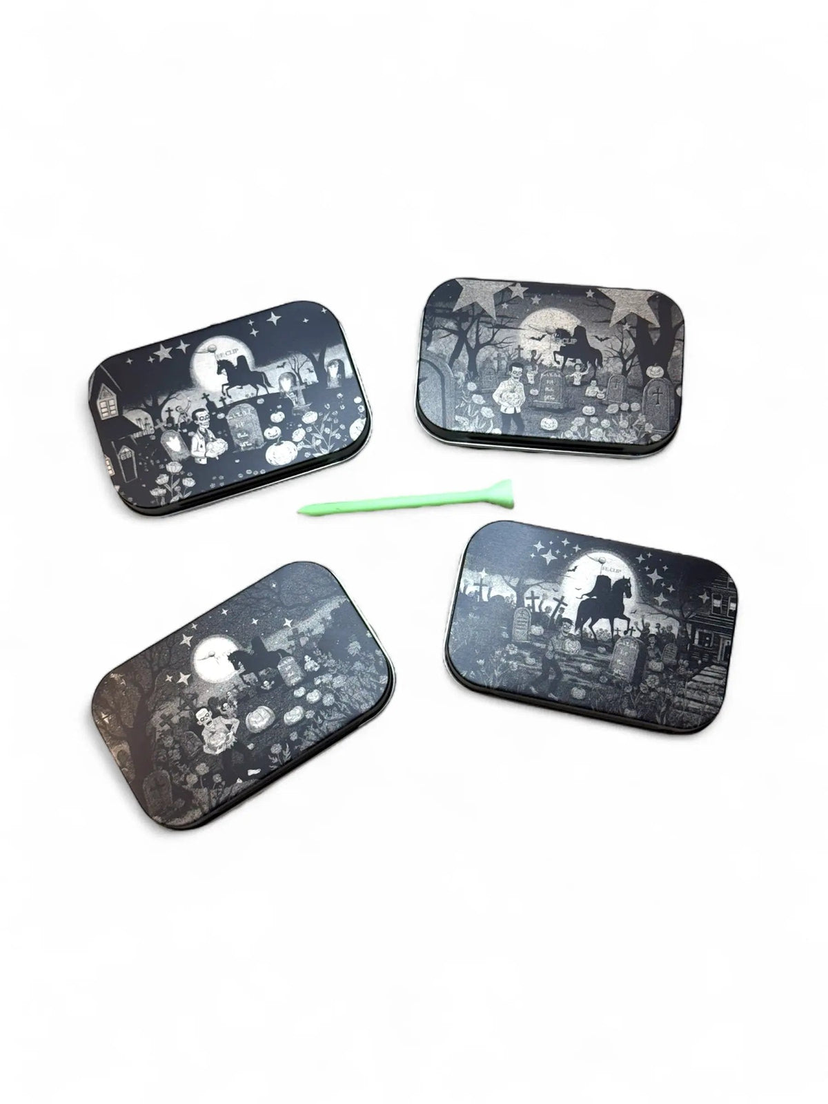Limited Edition - 10PK Plastic Glow Tees w/ Limited Edition Collectible Tin