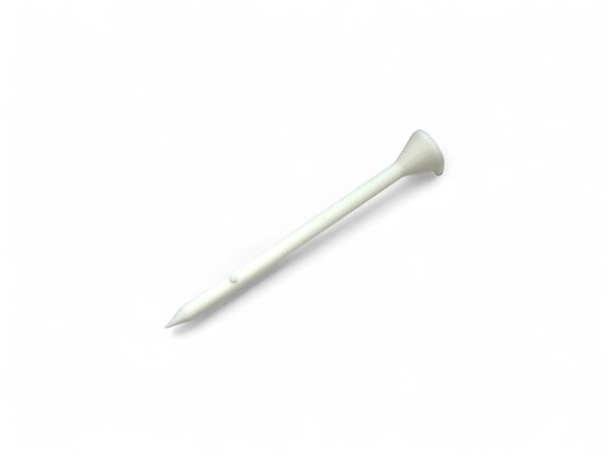 The Tee Clip Flatback Plastic Golf Tees 3 1/4" USA Made