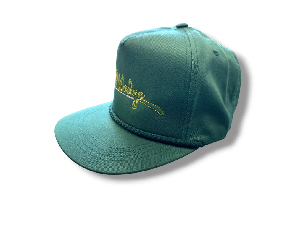 Lost Wedge™ Official Logo Retro Golf Hat Spruce Green