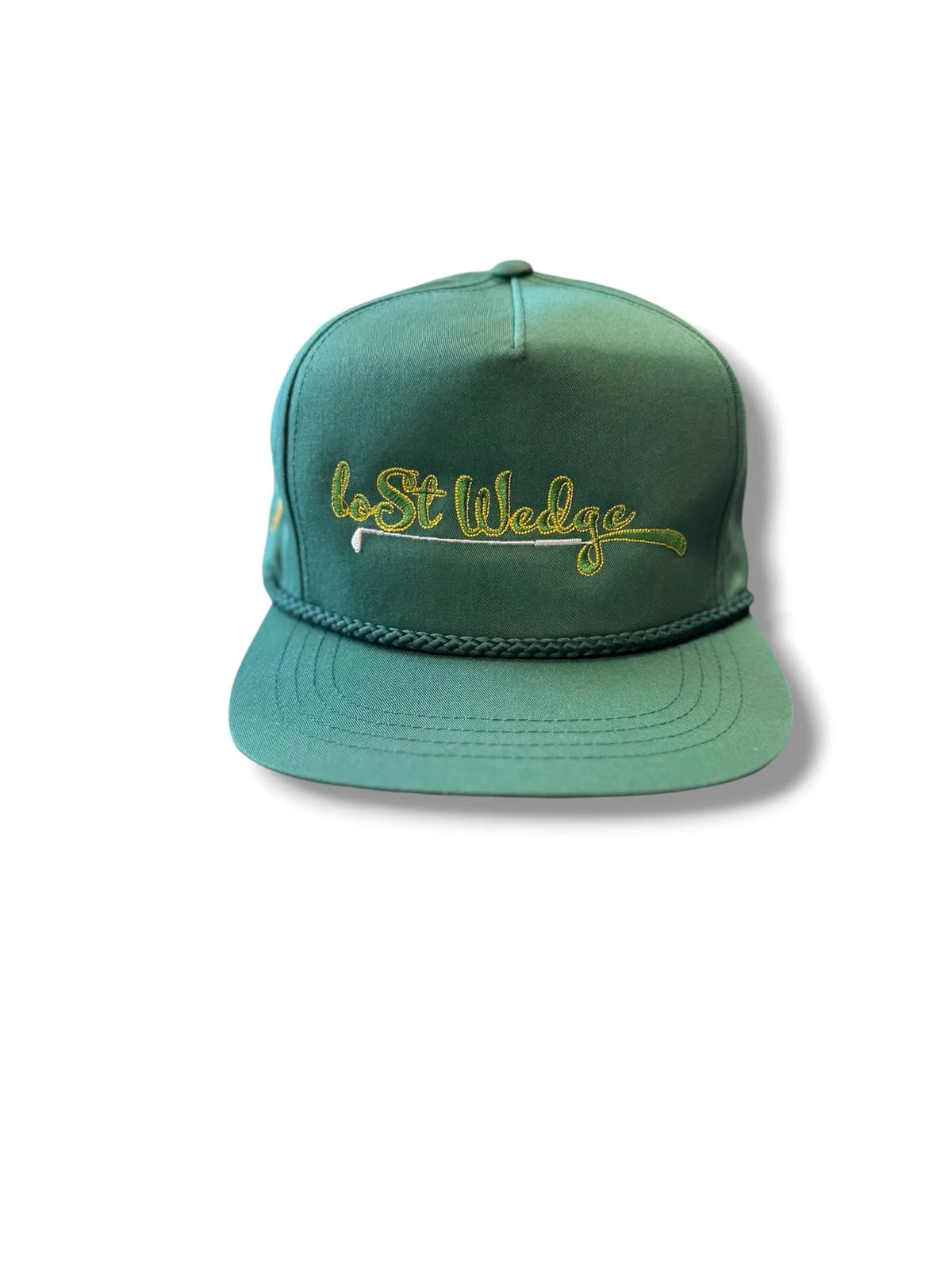 Lost Wedge™ Official Logo Retro Golf Hat Spruce Green