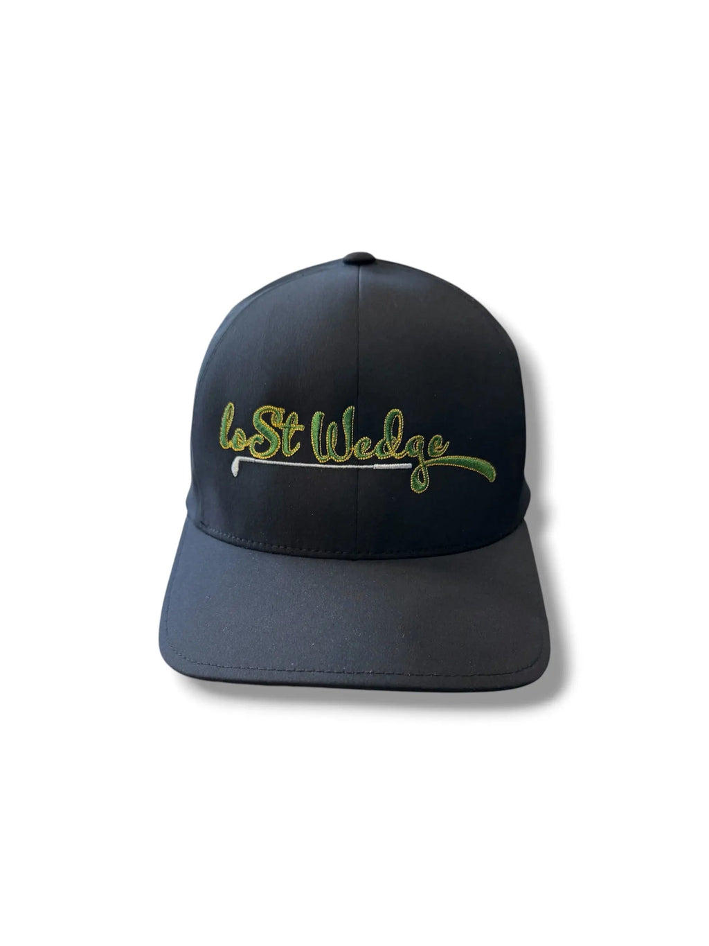 Lost Wedge™ Official Logo Performance Golf Hat Black