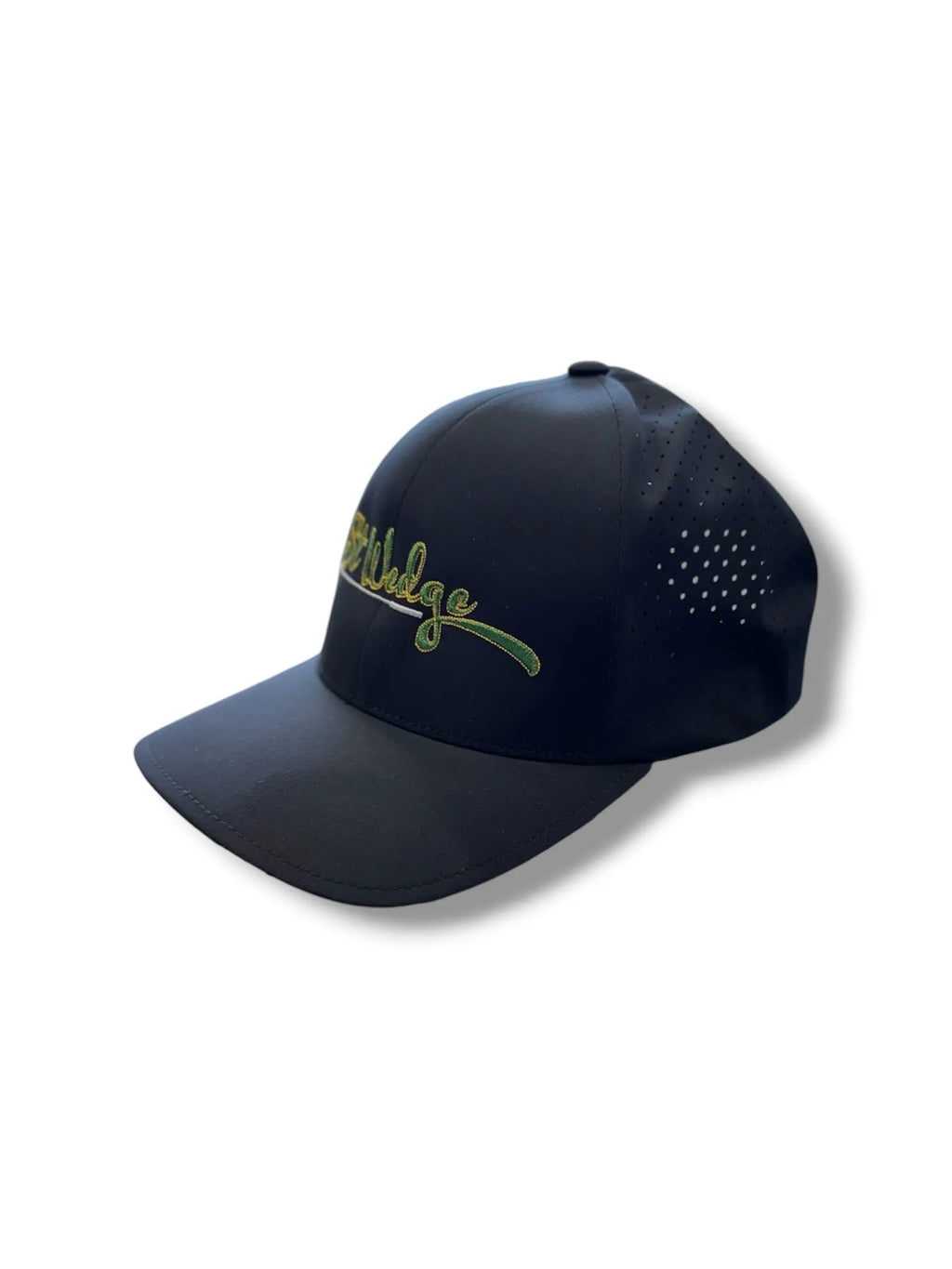 Lost Wedge™ Official Logo Performance Golf Hat Black